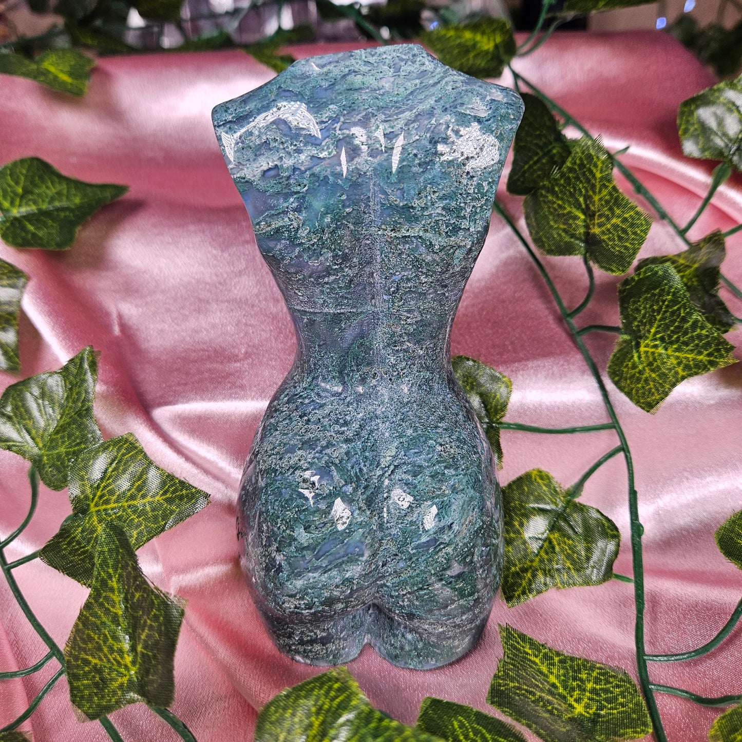 Moss agate statement godess body