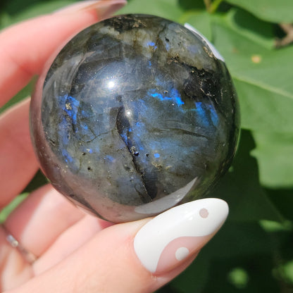 Labradorite sphere