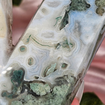 Moss agate triple point