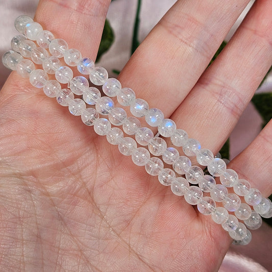 Rainbow moonstone bracelet