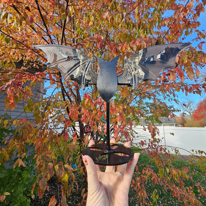 Volcanic agate bat (uv reactive)