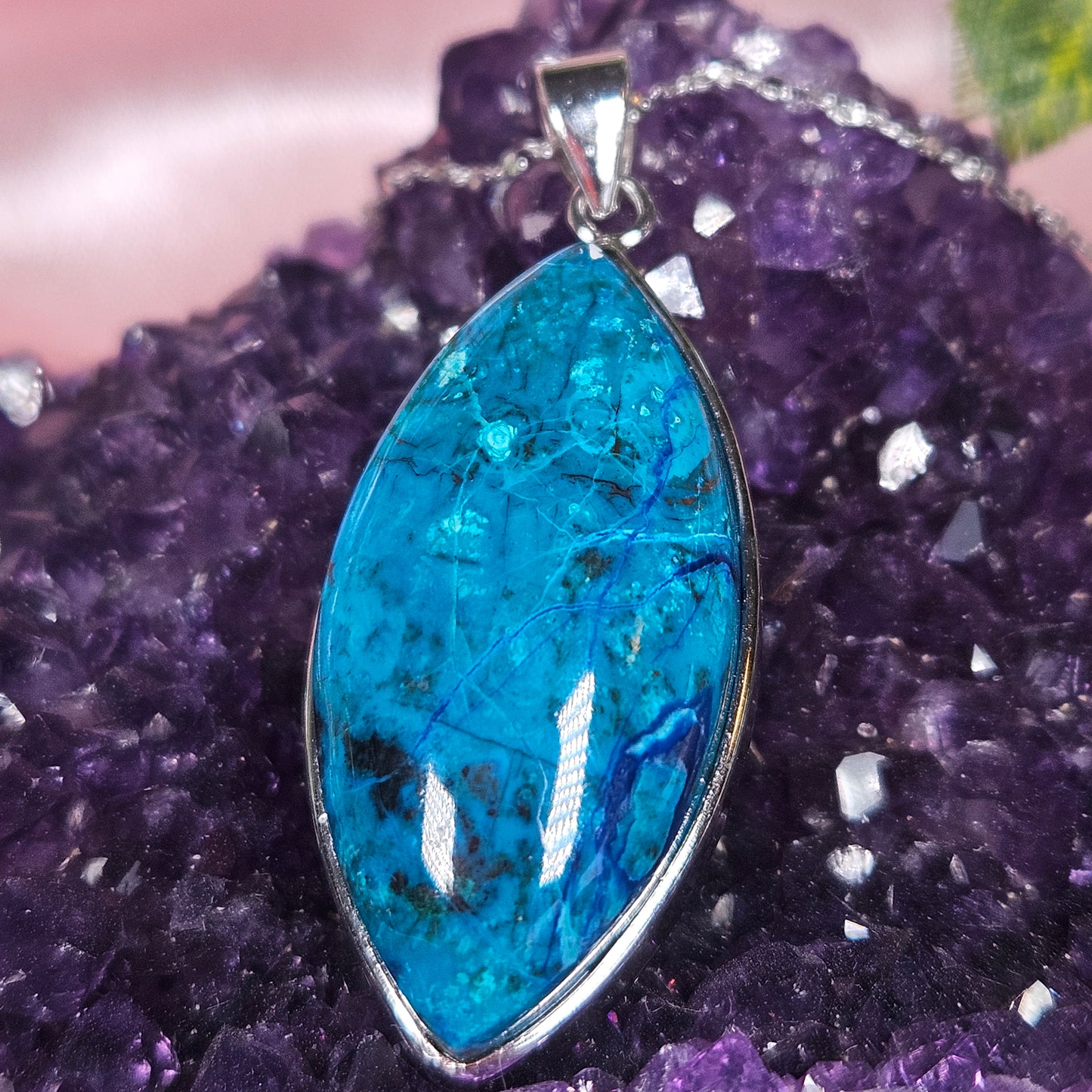 Chrysacolla necklace