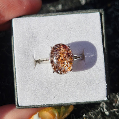 Garden quartz ring