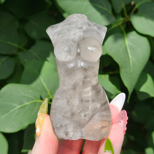Thousand layer quartz goddess body