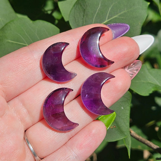 Mini amethyst moon