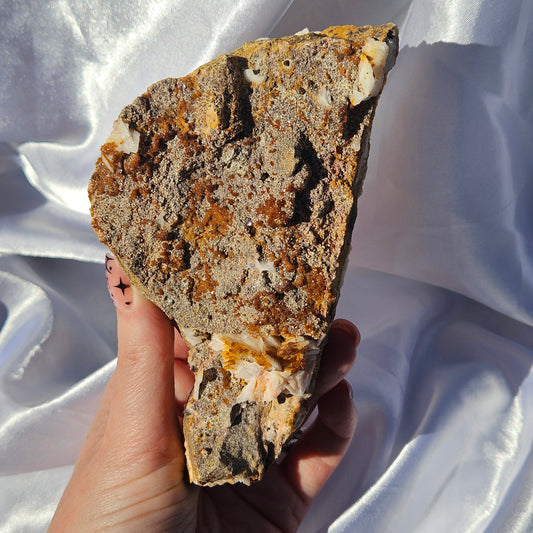 vanadinite and stillbite specimen