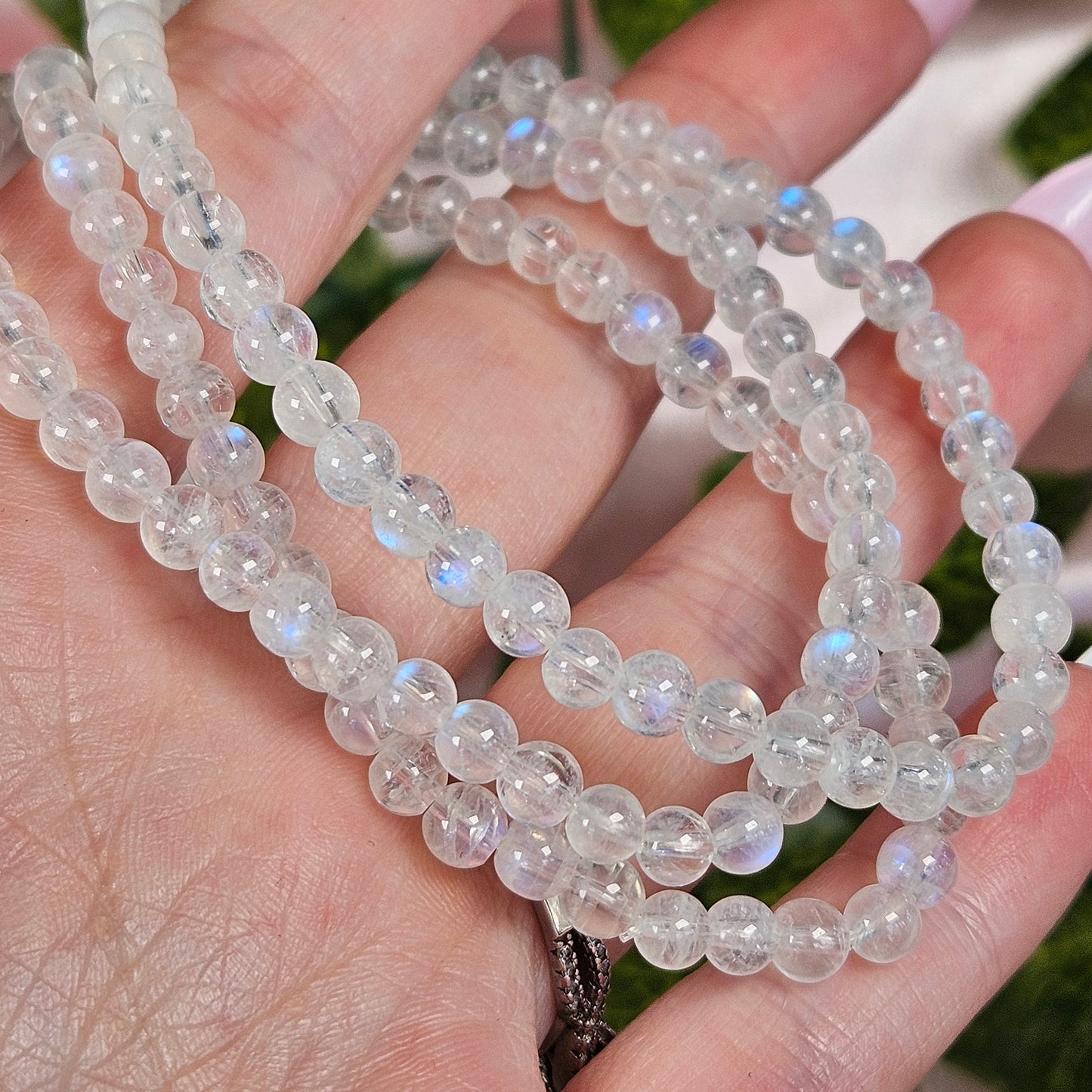 Rainbow moonstone bracelet