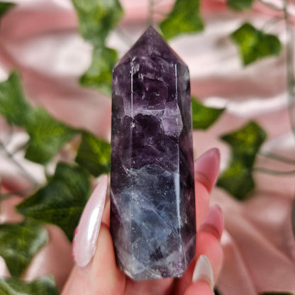 Feather fluorite tower