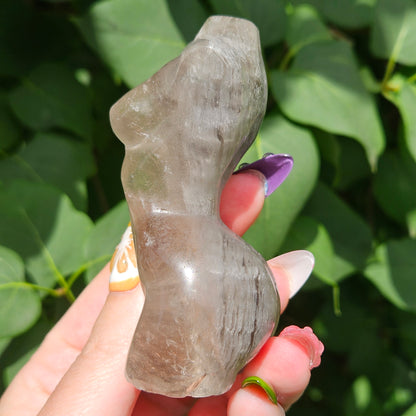 Thousand layer quartz goddess body