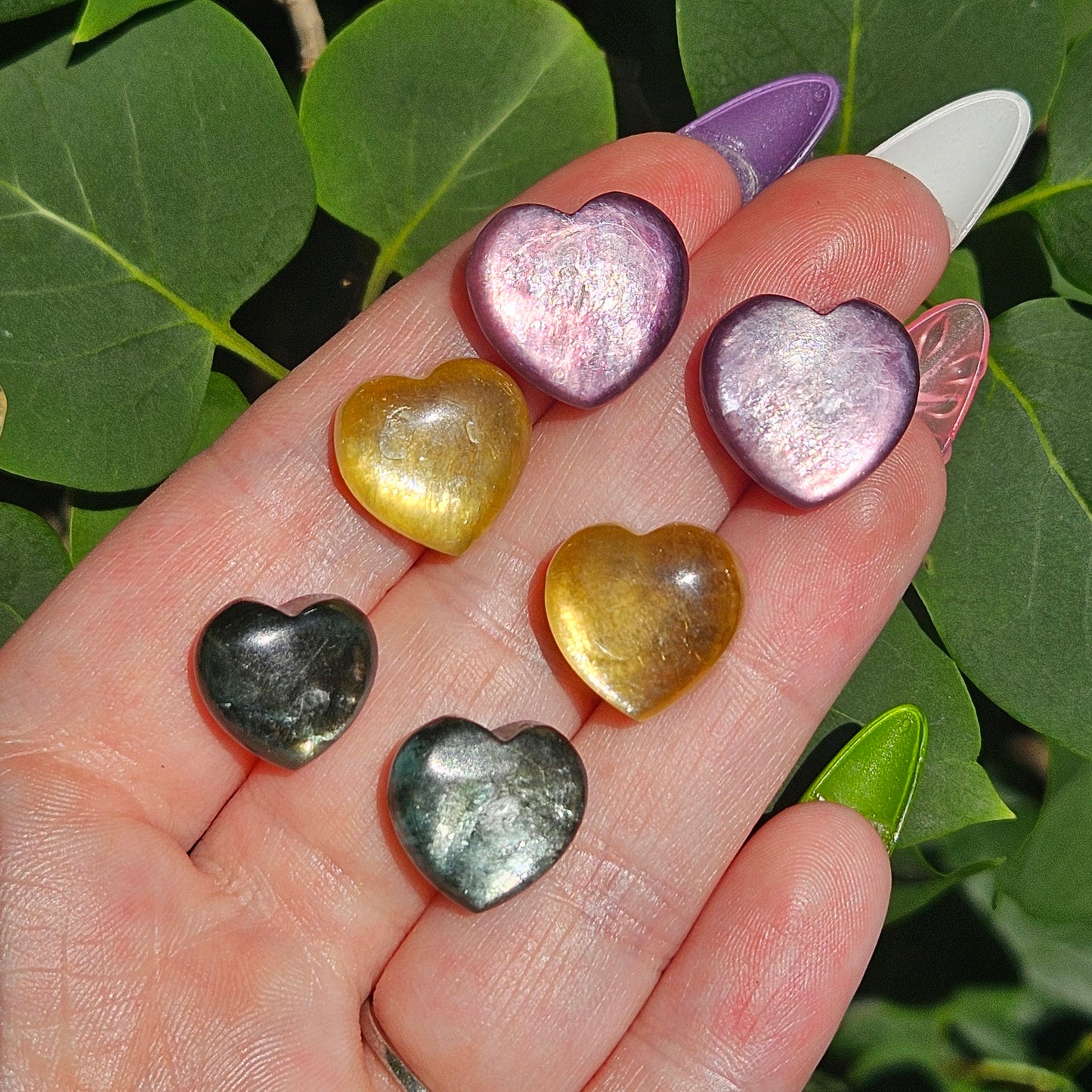 Mini mica heart