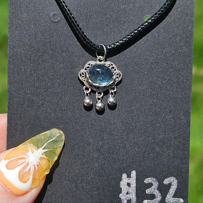 Aquamarine pendent