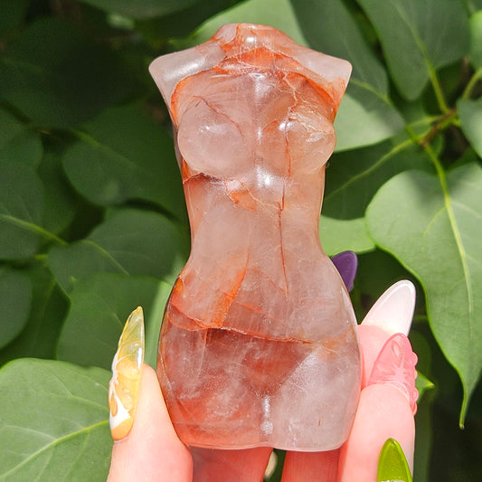 Fire quartz goddess body