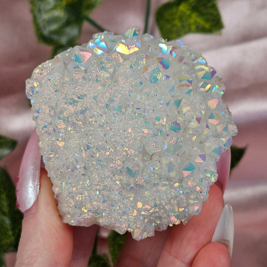 Aura quartz cluster