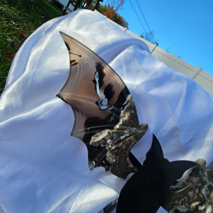 Volcanic agate bat (uv reactive)