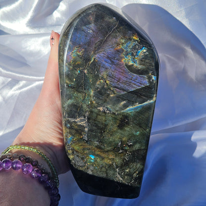 High quality moody labradorite Freeform