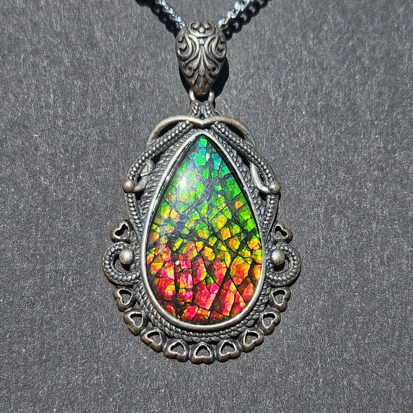 Ammolite pendent