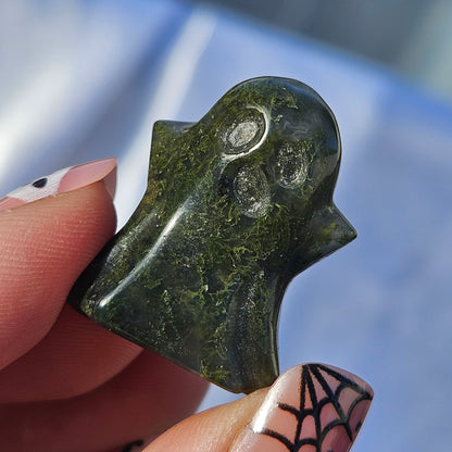 Moss agate ghost