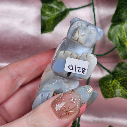 Druzy agate bear 🐻