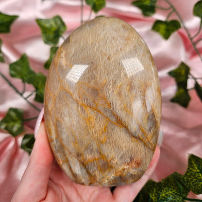 Peach moonstone freeform