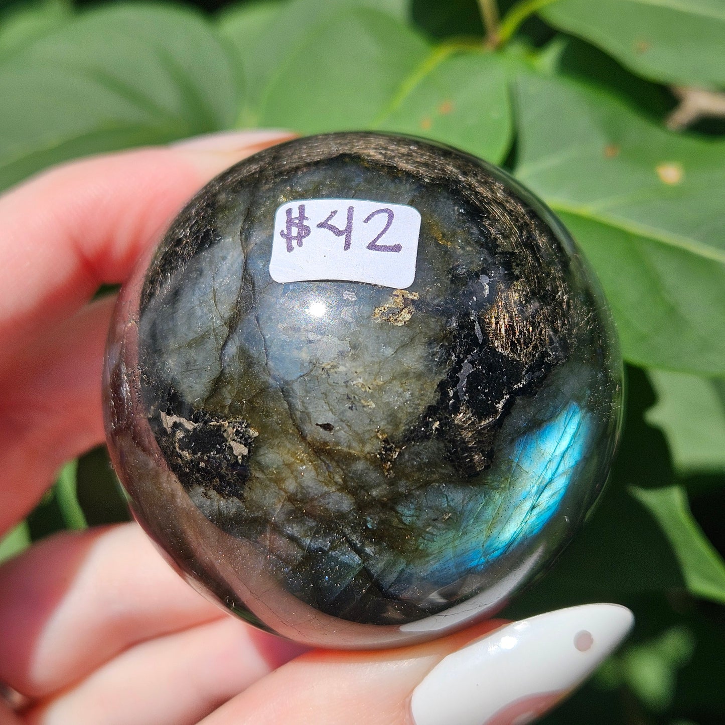 Labradorite sphere