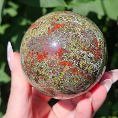 Dragons bloodstone sphere