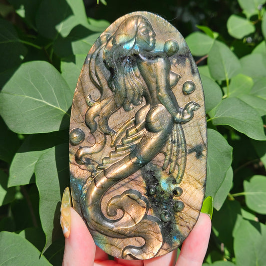 Labradorite statement piece