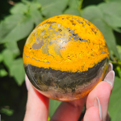 Bumblebee jasper sphere
