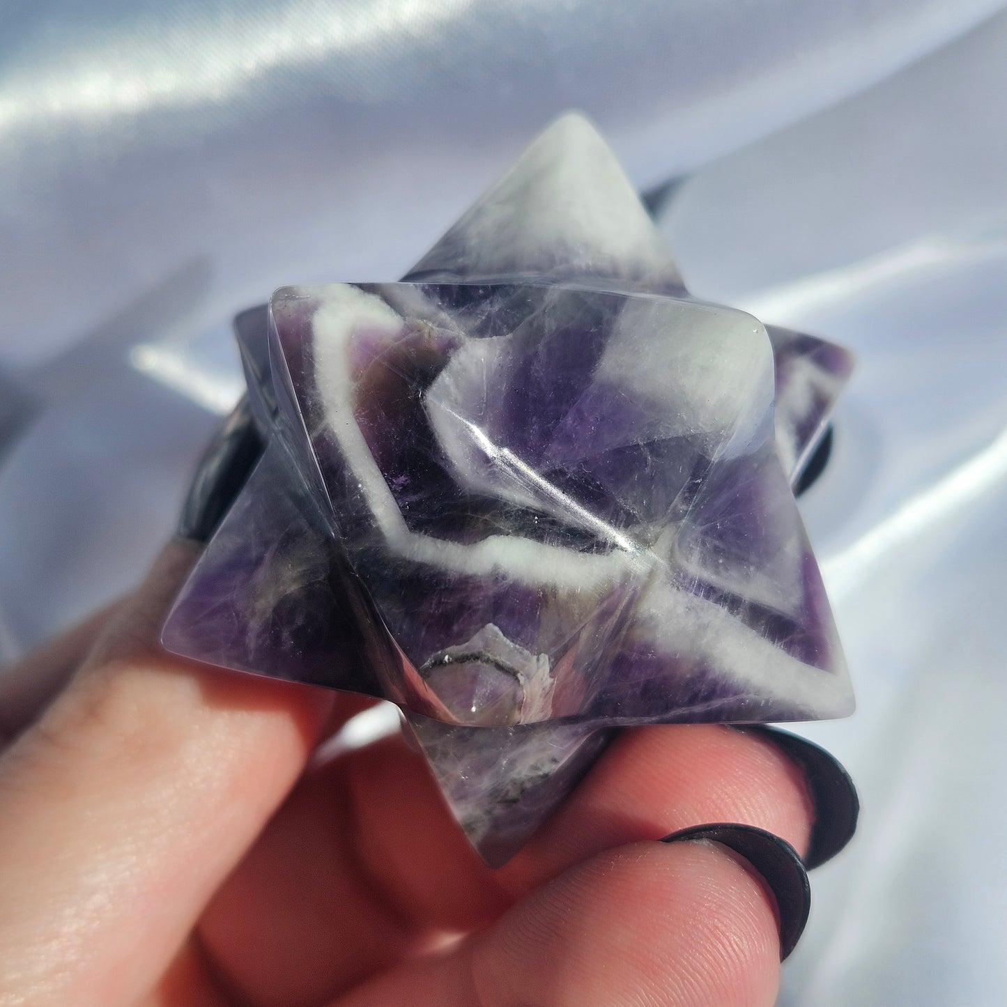 Dream amethyst merkaba