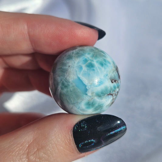 Larimar mini sphere